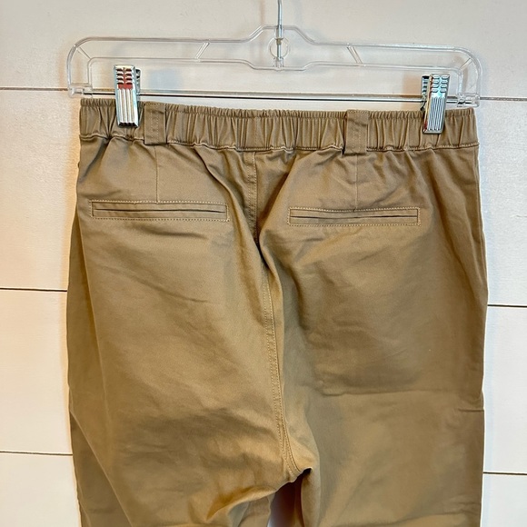 I AM STUDIO M tan woman cotton corpcore casual elastic waist comfortable jogger - Picture 5 of 12